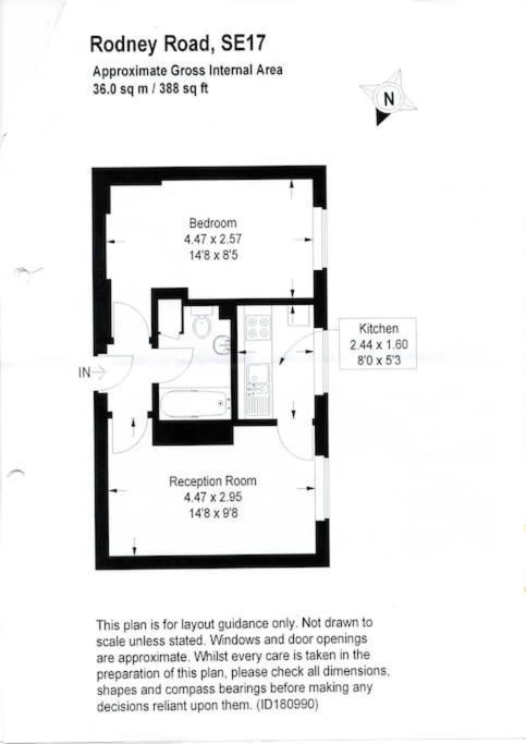 Central 1 Bedroom Apartment *Zone 1* Elephant And Castle Londen Buitenkant foto